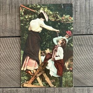 Antique Edwardian Art Postcard with Women Laughing